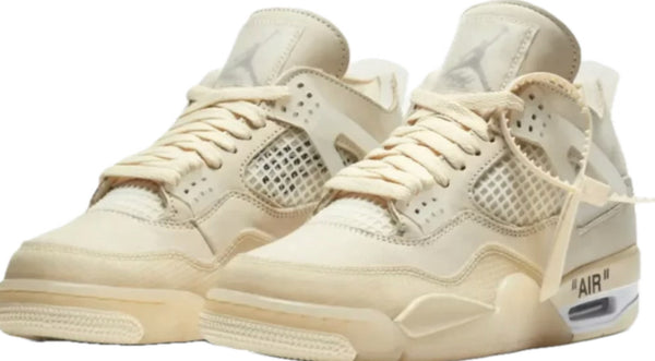 Nike Air Jordan 4 Retro                        X OFF-White “sail”